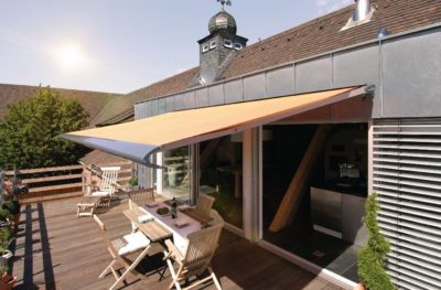 Kassetten Markise Terrea 550 für den Balkon